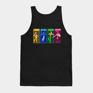 Sunset Riders Arcade Character Select Tank Top